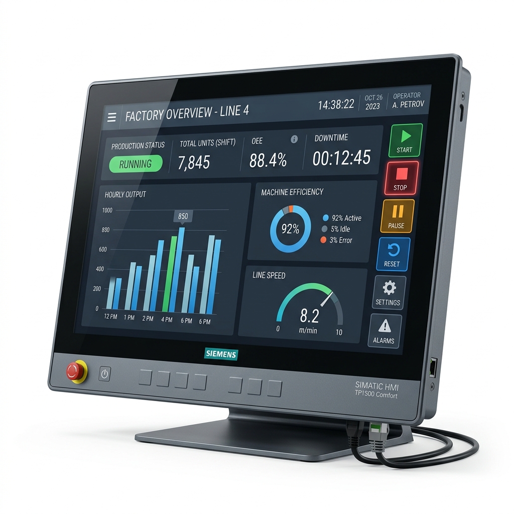 HMI Touchscreen Panel