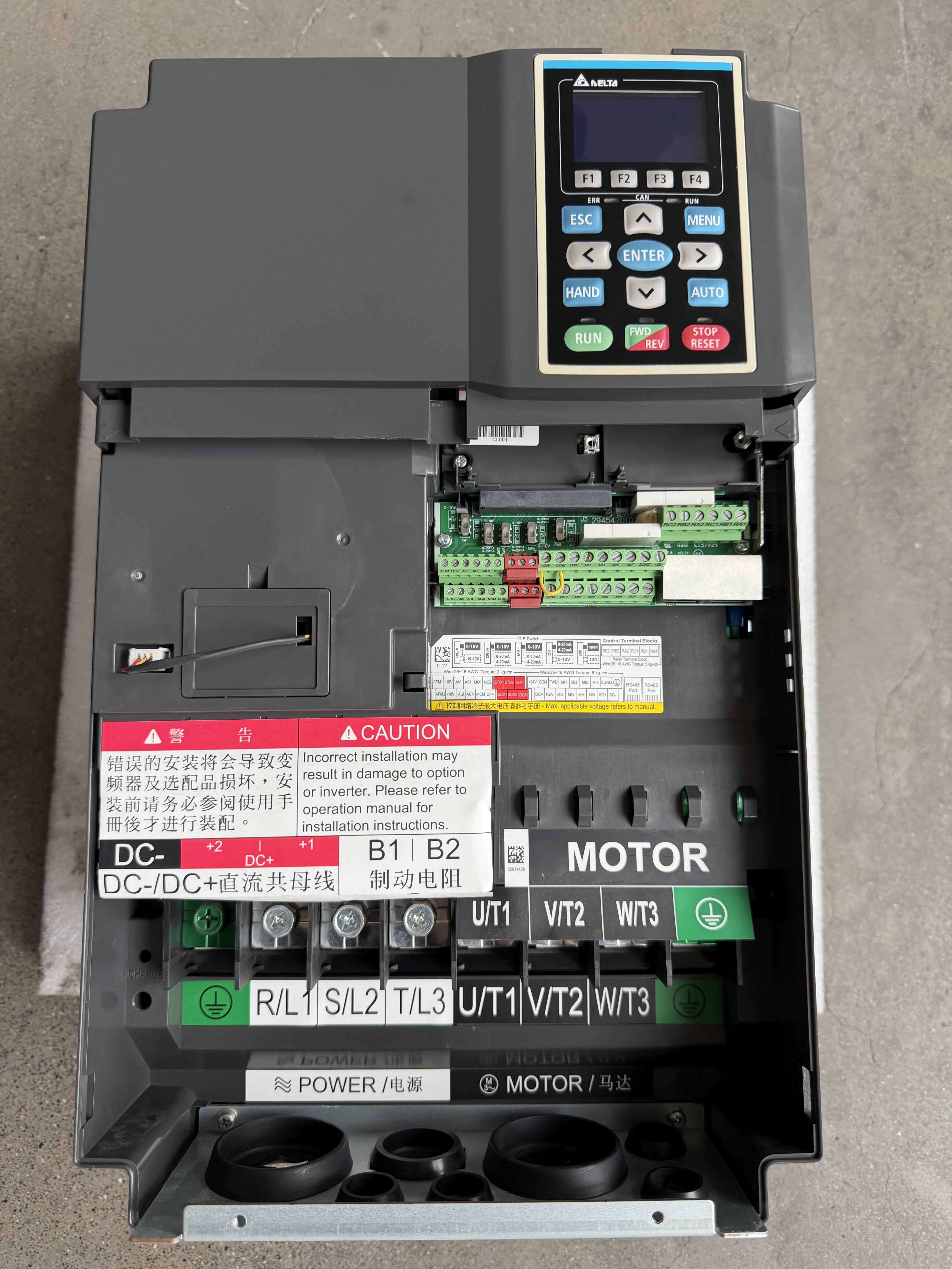 Setting Inverter VFD AC Drive
